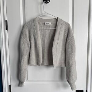 Aritzia Wilfred Free Light Gray Women's Cardigan